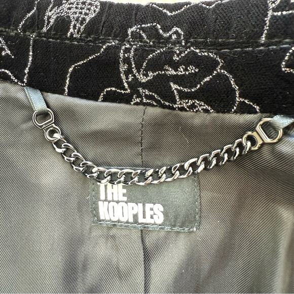 NWT!!! The  Kooples women velvet jacket size 38 FR or 8US Retail 645$ - Picture 7 of 12